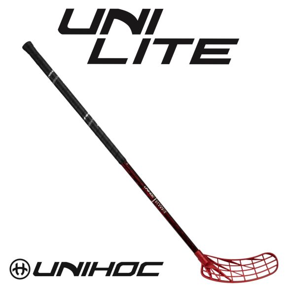 Floorballschläger Unihoc Unilite Carbskin featherlight 29 red.jpg