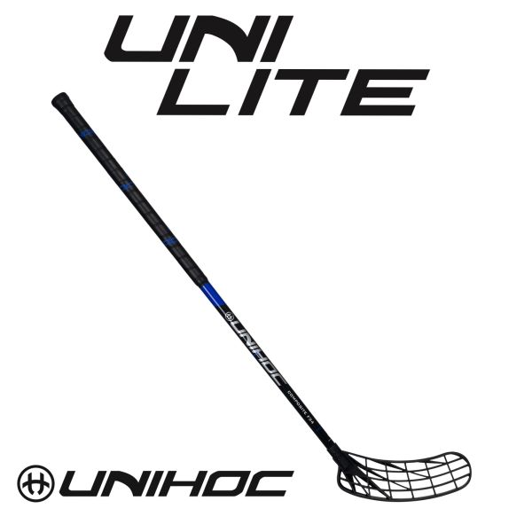 Kinder Floorballschläger -Unihoc UNILITE Composite 34 schwarz blau.jpg