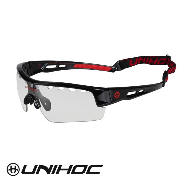 Floorball Brille - Unihoc Eyewear VICTORY senior black/red.jpg