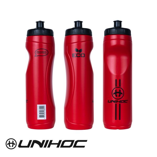 Unihoc Trinkflasche - Water Bottle ECO red 0.9L.jpg