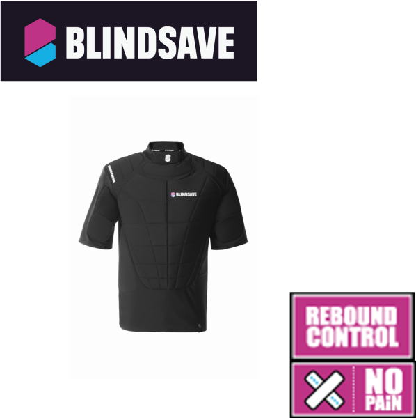 BLINDSAVE Schutzweste SAMURAI mit Reboundkontrolle Short Sleeve schwarz