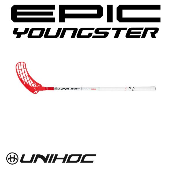 Unihoc EPIC Youngster Composite 36 weiß/rot