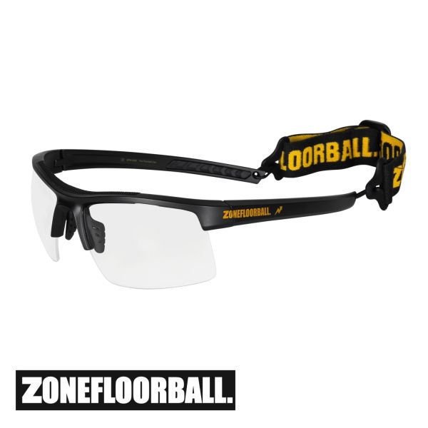 Floorball Brille - Zone Sportbrille PROTECTOR PRO SR schwarz gold.jpg