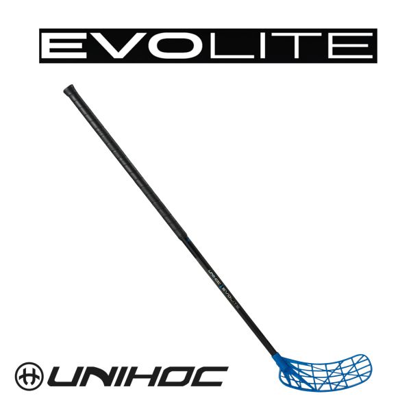 Floorball-Stick-Unihoc-EVOLITE-BRIGHT-BLUE-SLIM-27