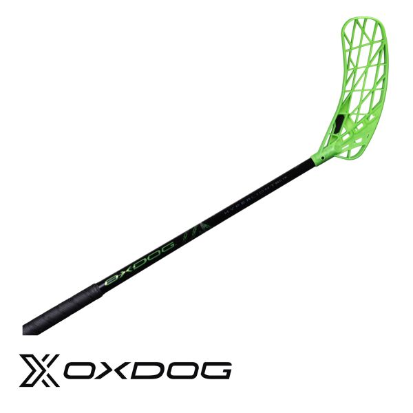 Floorballschläger - Oxdog OPTILIGHT Hyperlight HES 29 schwarz grün.jpg