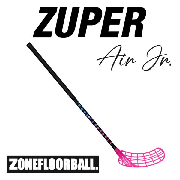 Kinder Floorballschläger - Zone ZUPER AIR JR. 35 schwarz prizm (TS).jpg