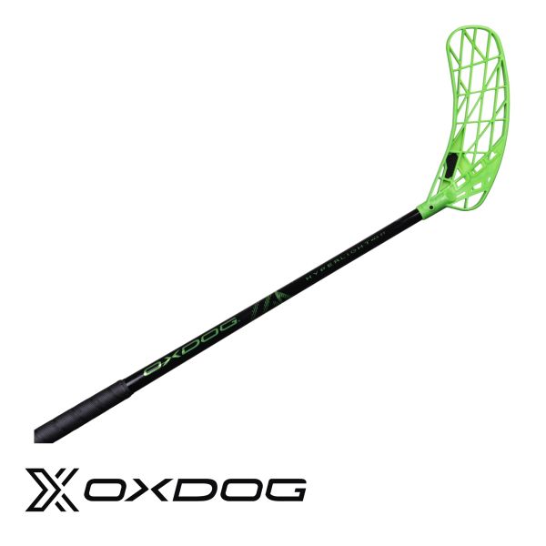 Floorballschläger - Oxdog OPTILIGHT Hyperlight HES 27 schwarz grün .jpg